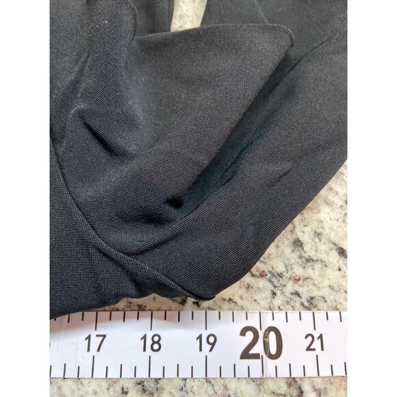 Boston Proper Colorblock Tunic Top M Black White Asymmetrical Neck Modern Chic - Picture 7 of 9